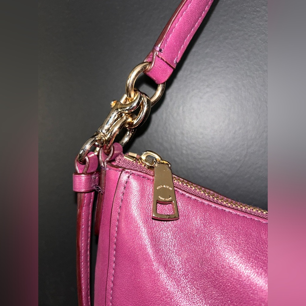 Coach Chelsea, 2way Smooth Purple Calf Leather Bag (2015) - 37018 - Picture 5 of 16